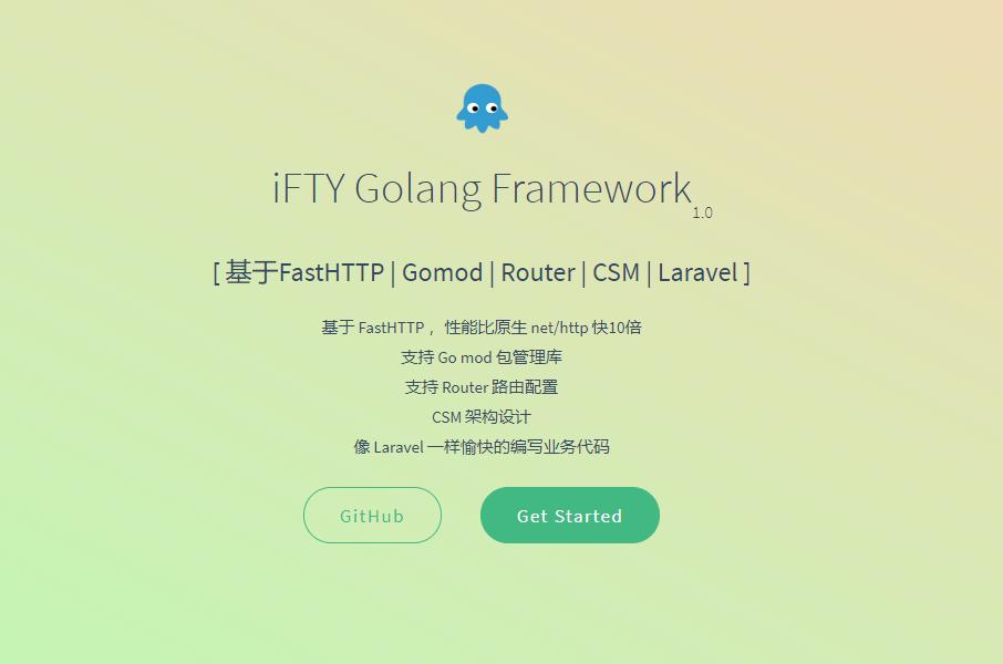 iFTY Golang Framework